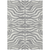 9' X 12' Gray And Ivory Animal Print Washable Indoor Outdoor Area Rug