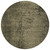 8' Round Gray Round Abstract Washable Non Skid Indoor Outdoor Area Rug Transitional Style - Gray Color
