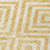9' X 12' Gold Beige And Ivory Geometric Washable Indoor Outdoor Area Rug