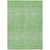 8' X 10' Green And Mint Green Tribal Washable Indoor Outdoor Area Rug