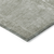 8' Linen Round Abstract Washable Indoor Outdoor Area Rug
