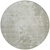 8' Linen Round Abstract Washable Indoor Outdoor Area Rug