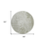 8' Linen Round Abstract Washable Indoor Outdoor Area Rug