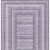 8' X 10' Lavender And Ivory Geometric Washable Indoor Outdoor Area Rug - Lavender, Ivory