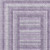 8' X 10' Lavender And Ivory Geometric Washable Indoor Outdoor Area Rug - Lavender, Ivory