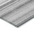 9' X 12' Gray Striped Washable Non Skid Indoor Outdoor Area Rug - Gray