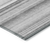 9' X 12' Gray Striped Washable Non Skid Indoor Outdoor Area Rug