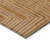 9' X 12' Copper And Ivory Geometric Washable Indoor Outdoor Area Rug