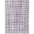 10' X 14' Purple And Ivory Abstract Washable Indoor Outdoor Area Rug