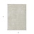 9' X 12' Beige And Ivory Geometric Washable Indoor Outdoor Area Rug