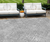 10' X 14' Gray And Silver Geometric Washable Indoor Outdoor Area Rug
