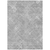 10' X 14' Gray And Silver Geometric Washable Indoor Outdoor Area Rug