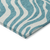 9' X 12' Teal Blue And Ivory Animal Print Washable Indoor Outdoor Area Rug
