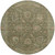 8' Olive Green And Rust Round Floral Washable Indoor Outdoor Area Rug