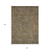 10' X 14' Brown And Beige Southwestern Washable Indoor Outdoor Area Rug