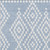 9' X 12' Denim Blue And Ivory Geometric Washable Indoor Outdoor Area Rug