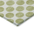 8' X 10' Sage And Ivory Polka Dot Washable Indoor Outdoor Area Rug