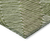 8' X 10' Olive Green Brown And Ivory Floral Washable Indoor Outdoor Area Rug