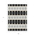 8' X 10' Black Ivory And Beige Geometric Washable Indoor Outdoor Area Rug