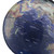 18" Blue Black And Navy Polyresin Dual Globe - 606114028734