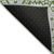 10' X 14' Green Gray And Taupe Floral Washable Indoor Outdoor Area Rug