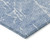 9' X 12' Blue And Ivory Abstract Washable Indoor Outdoor Area Rug
