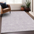 9' X 12' Lavender And Purple Geometric Washable Indoor Outdoor Area Rug