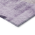 8' Purple And Lavender Round Geometric Washable Indoor Outdoor Area Rug