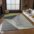 8' X 10' Sage Green And Charcoal Abstract Washable Indoor Outdoor Area Rug - 608219138202