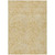 10' X 14' Gold And Ivory Abstract Washable Indoor Outdoor Area Rug Transitional Style - Gold, Ivory Color