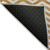 9' X 12' Orange And Beige Chevron Washable Indoor Outdoor Area Rug