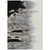 10' X 14' Black Gray And Ivory Abstract Washable Indoor Outdoor Area Rug