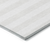 10' X 14' Ivory Striped Washable Indoor Outdoor Area Rug