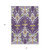 8' X 10' Purple Lavender And Gold Ikat Washable Indoor Outdoor Area Rug