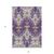 8' X 10' Purple Lavender And Gold Ikat Washable Indoor Outdoor Area Rug