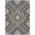 8' X 10' Gray Charcoal And Pink Tribal Washable Indoor Outdoor Area Rug