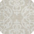 8' Beige And Ivory Round Damask Washable Indoor Outdoor Area Rug - Beige, Ivory