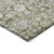 9' X 12' Taupe Beige And Gold Oriental Washable Indoor Outdoor Area Rug