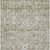 9' X 12' Taupe Beige And Gold Oriental Washable Indoor Outdoor Area Rug
