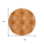 8' Orange Ivory And Gray Round Floral Medallion Washable Indoor Outdoor Area Rug