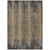 9' X 12' Taupe Gray And Ivory Striped Washable Indoor Outdoor Area Rug