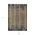 9' X 12' Taupe Gray And Ivory Striped Washable Indoor Outdoor Area Rug