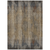 9' X 12' Taupe Gray And Ivory Striped Washable Indoor Outdoor Area Rug