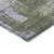 9' X 12' Olive Green And Purple Abstract Washable Indoor Outdoor Area Rug