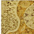 10' X 14' Terra Cotta Brown And Gold Floral Medallion Washable Indoor Outdoor Area Rug