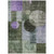 8' X 10' Olive Green Charcoal And Purple Geometric Washable Indoor Outdoor Area Rug