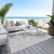 8' X 10' Gray And Silver Abstract Washable Indoor Outdoor Area Rug