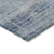 9' X 12' Sky Blue And Navy Blue Abstract Washable Indoor Outdoor Area Rug