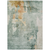 9' X 12' Blue Copper And Gray Abstract Washable Indoor Outdoor Area Rug