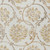 10' X 14' Ivory Beige And Gold Floral Washable Indoor Outdoor Area Rug